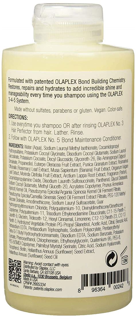 Olaplex No.4 Bond Maintenance Shampoo, 8.5 Fl oz - Nikki De May