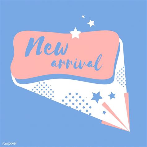 New arrival badge shopping and retail vector | free image by rawpixel.com Design Mockup Free ...