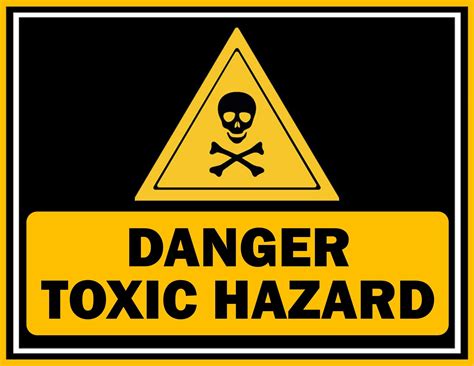 Free Danger Toxic Hazard Sign | FREE Download