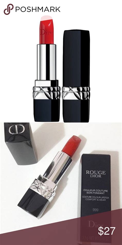 Dior Rouge Dior 999 Satin Lipstick | Lipstick, Satin lipstick, Dior ...