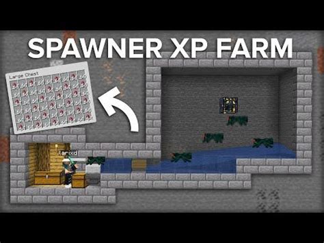 Minecraft Cave Spider Spawner XP Farm - Super Easy Design!