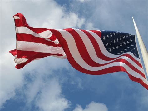 USA Flag Flying Free Stock Photo - Public Domain Pictures