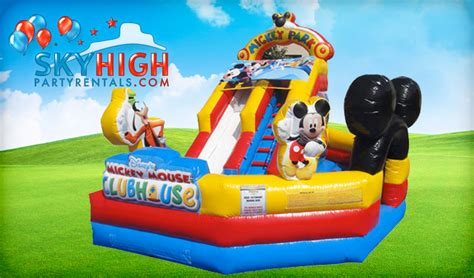 USA | Mickey Playzone Combo Slide | Sky High Party Rentals