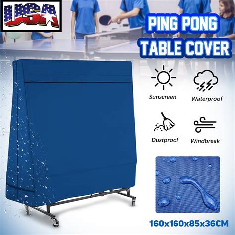 Waterproof Indoor/Outdoor Table Tennis Cover Ping Pong Table Protective ...