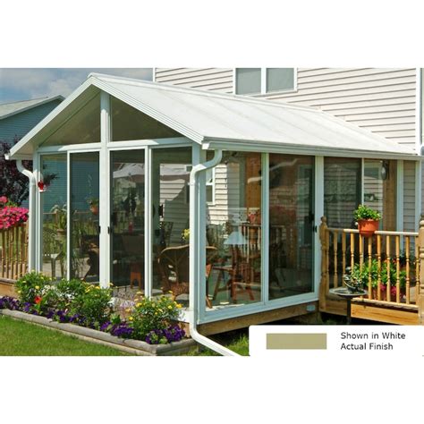 EasyRoom by Great Day Improvements 11'L 12'W SGL-PANE KIT GABLE SS in the Sunroom Kits ...