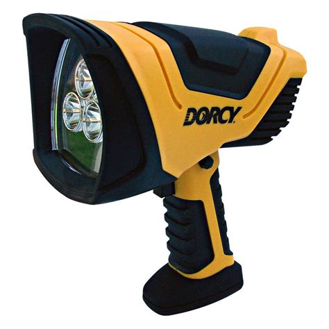 Dorcy 750-Lumens 3 LED Cyber High Flux LED Rechargeable Spotlight-41 ...