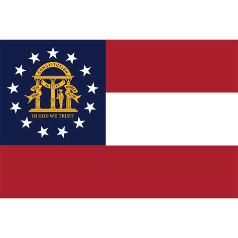 Flag of Georgia | Georgia State Flag | Colonial Flag