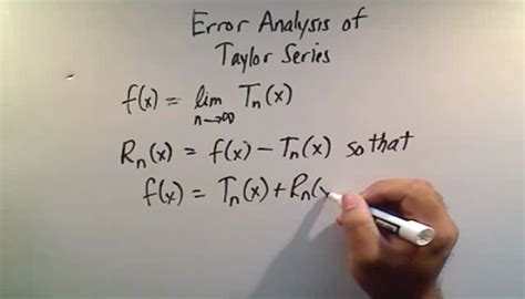 Error Bounds of Taylor Series Tutorial | Sophia Learning