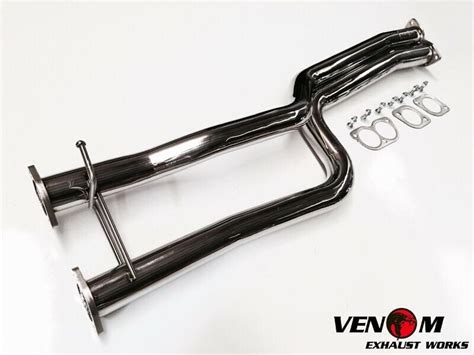 VENOM - FORD BA BF TWIN 2.5" UTE STRAIGHT PIPES - XR6 TURBO XR8 GT FPV ...