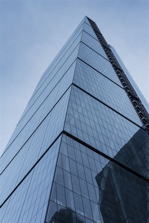 Colour Portrait Photographs of Leadenhall Building in London Architecture