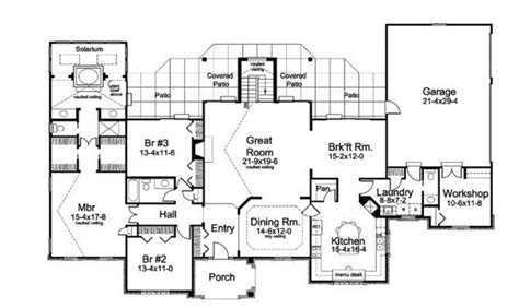 Awesome Single Story Country House Plans Pictures - JHMRad