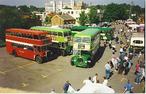 Vintage Bus Gathering at Aldershot Railway Station. by Colin Smith, via ...