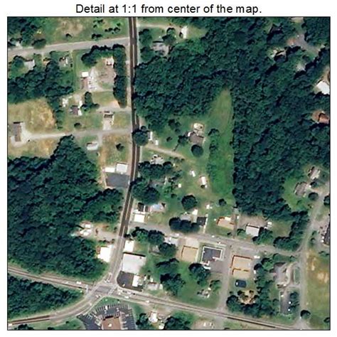 Aerial Photography Map of Ridgeway, VA Virginia