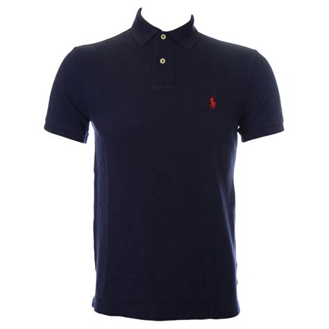 Polo Ralph Lauren Slim Fit Newport Navy Polo Shirt - Polo Ralph Lauren ...