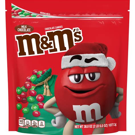 M&M'S Milk Chocolate Christmas Candy 38oz - Walmart.com - Walmart.com