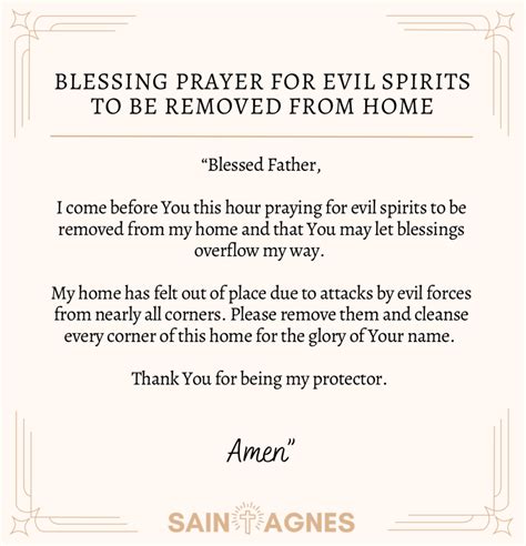 7 Prayers to Protect Home from Evil Spirits: Printable Images