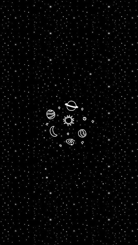 Cute Space Phone, kawaii black HD phone wallpaper | Pxfuel