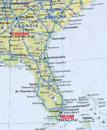 Map Of Florida And Georgia Border