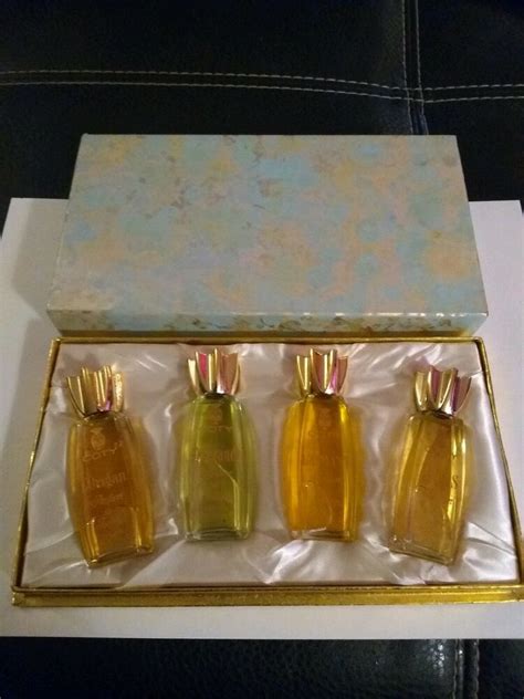 VTG Rare 1950's 60's Coty Perfume Gift Set Full L'Aimant Emeraude L'Origan Paris #Coty ...