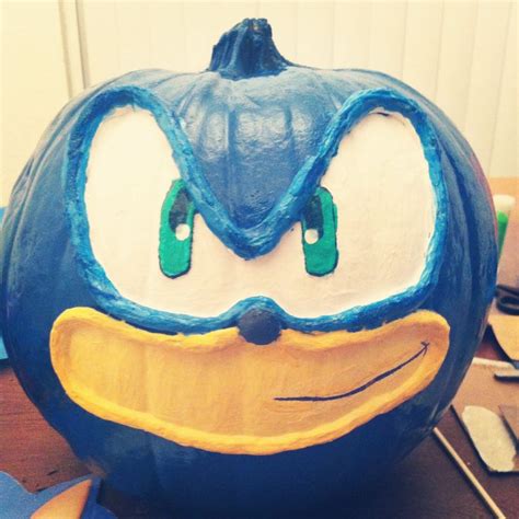 Sonic the hedgehog pumpkin | For Nicky | Pinterest | Pumpkins, The o ...