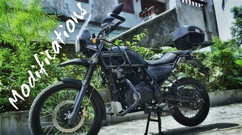 Modifications On Royal Enfield Himalayan || Royal Enfield Himalayan ...