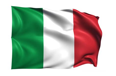 italia ondeando bandera fondo transparente realista 15309500 PNG