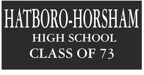 Hatboro Horsham High School Class of 1973