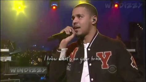 J. Cole – Work Out (Live) with lyrics - YouTube