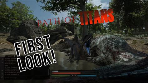 First Look! Path of Titans Gameplay - YouTube