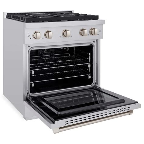 ZLINE 30" Professional Gas Range with Convection Oven and 4 Burners in – Premium Home Source