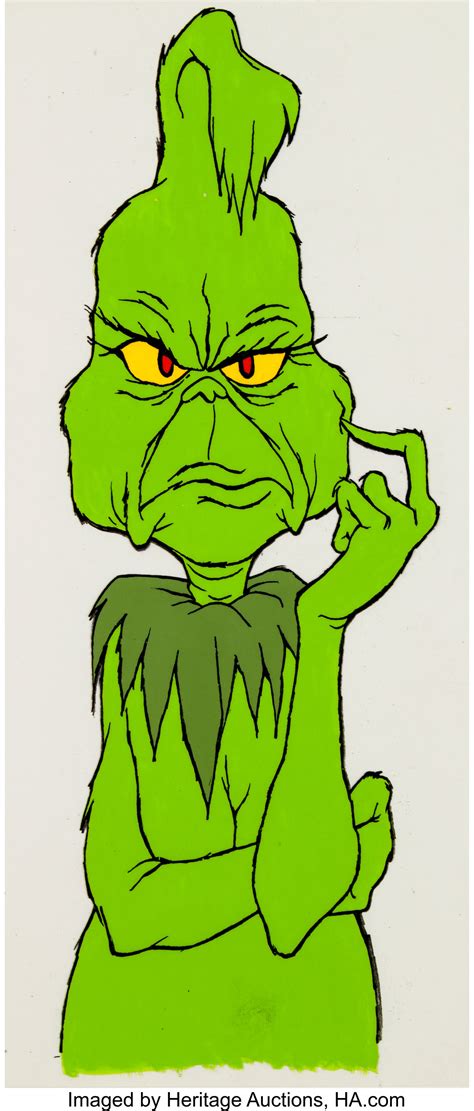 Dr. Seuss' How The Grinch Stole Christmas Grinch Color Model Cel | Lot ...