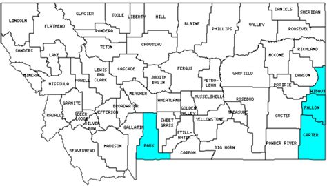 Montana Counties Visited (with map, highpoint, capitol and facts)