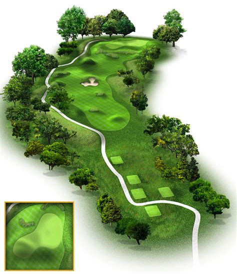 Golf Course Hole Graphics :: Behance