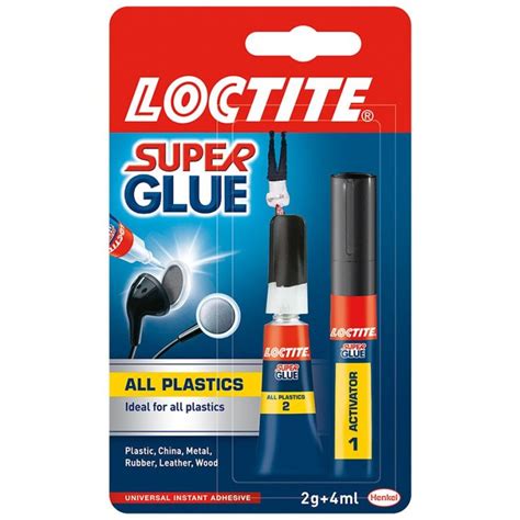 Loctite Super Glue All Plastics – 2g + 4ml – RRP £7 – Discount Sales 365