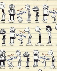 Diary Of A Wimpy Kid Book Characters