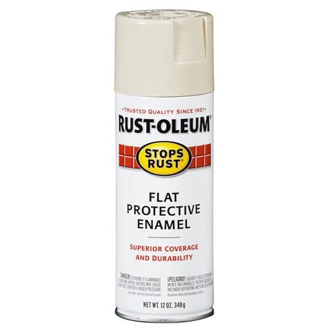 Rust-Oleum Stops Rust Gloss Almond Spray Paint (Actual Net Contents: 12 ...