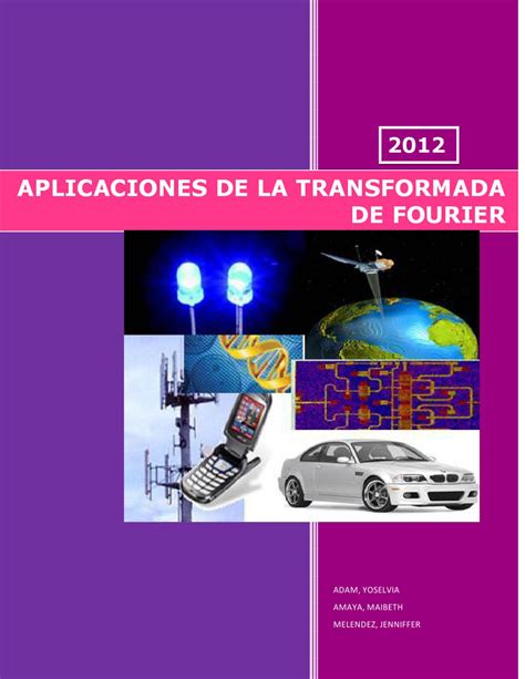 APLICACIONES DE LA TRANSFORMADA DE FOURIER by jenniffer melendez - Issuu