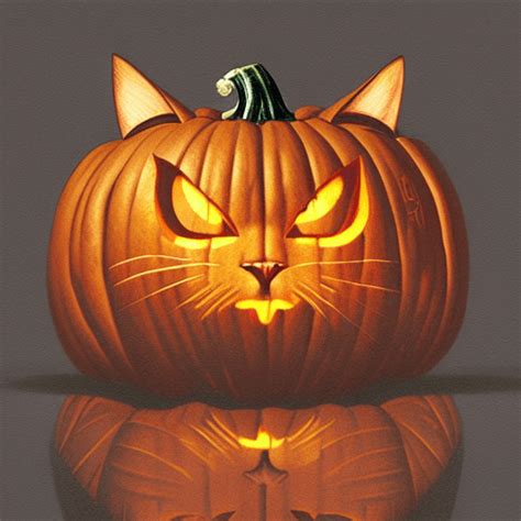 Black Cat Pumpkin Carving Patterns