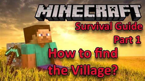 Minecraft Survival Mode (2 Players) Gameplay Walkthrough. How to find the village? (Part 1 ...