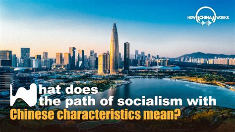 What does 'path of socialism with Chinese characteristics' mean?