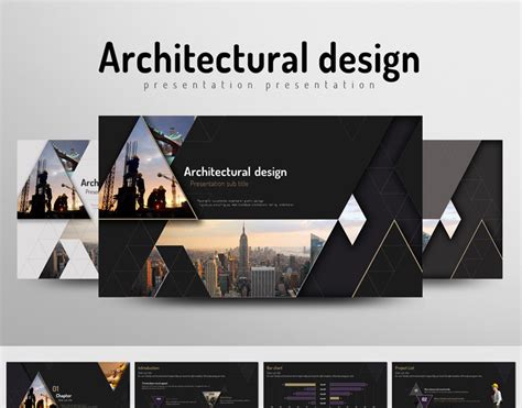 Architectural Design PowerPoint template - TemplateMonster