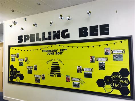 Whole school spelling bee competition bulletin/display board | Spelling bee, Spelling bee words ...