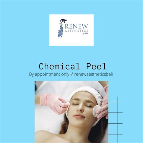A chemical peel uses... - Renew Aesthetics by dr. Julyani