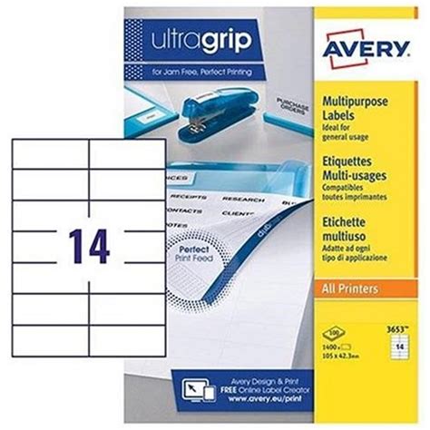 21Labels/ Sheets / Printer Labels 21 Per A4 Sheet | Equivalent to Avery ...