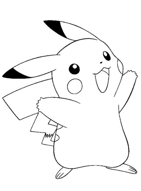 Free Printable Pikachu Coloring Pages For Kids