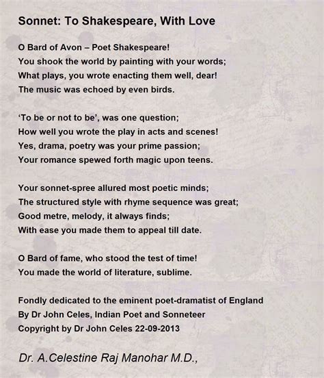 William Shakespeare Love Poems