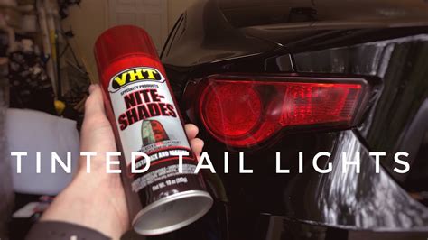 Red Tail Light Tint Spray - Captions Ideas