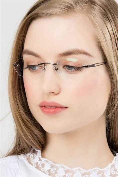 Summer - Elegant Erudite Oval Rimless Frames | EyeBuyDirect | Eyeglasses for women, Stylish ...