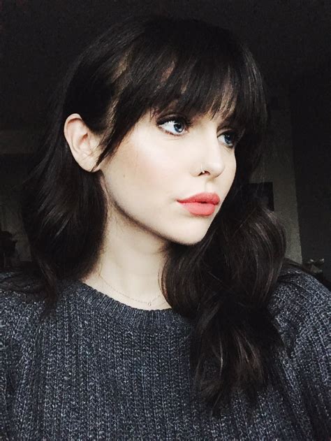 Pin by Youtube Land on ACACIA BRINLEY | Hair pale skin, Black hair pale skin, Black hair bangs