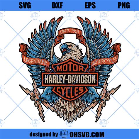 Harley Davidson Eagle Logo Vector